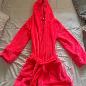 bathrobe from pink